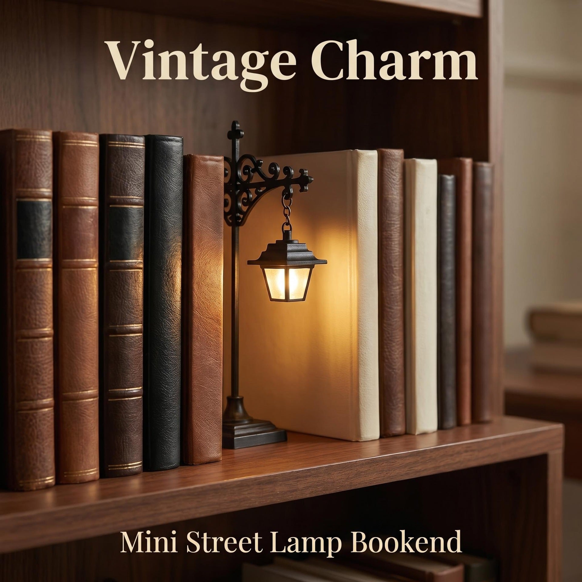 Library Lantern-Decorative Bookshelf Lighting