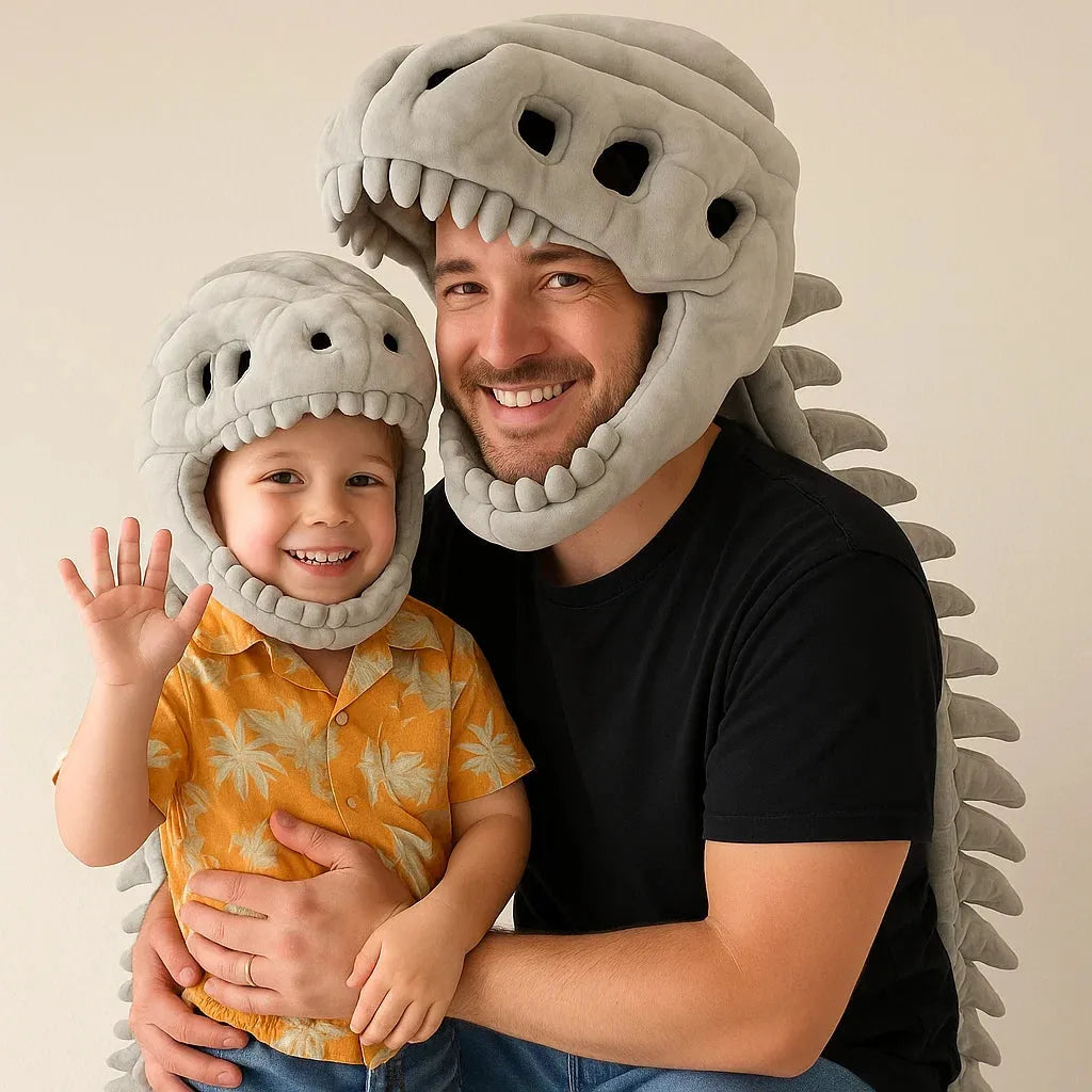 💥Realistic Dinosaur Skeleton Costume Set