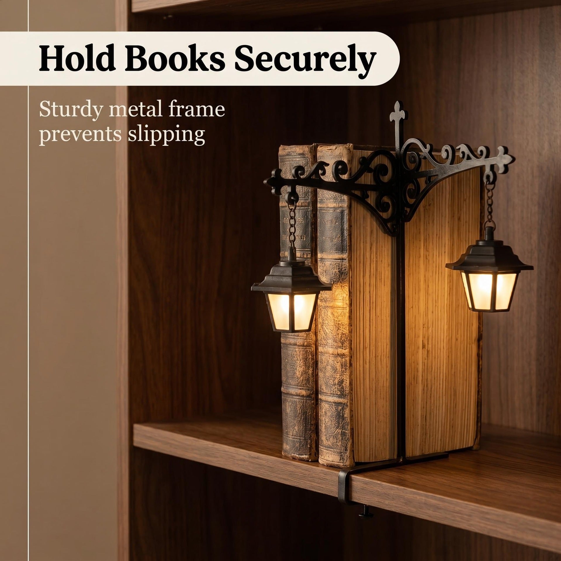 Library Lantern-Decorative Bookshelf Lighting