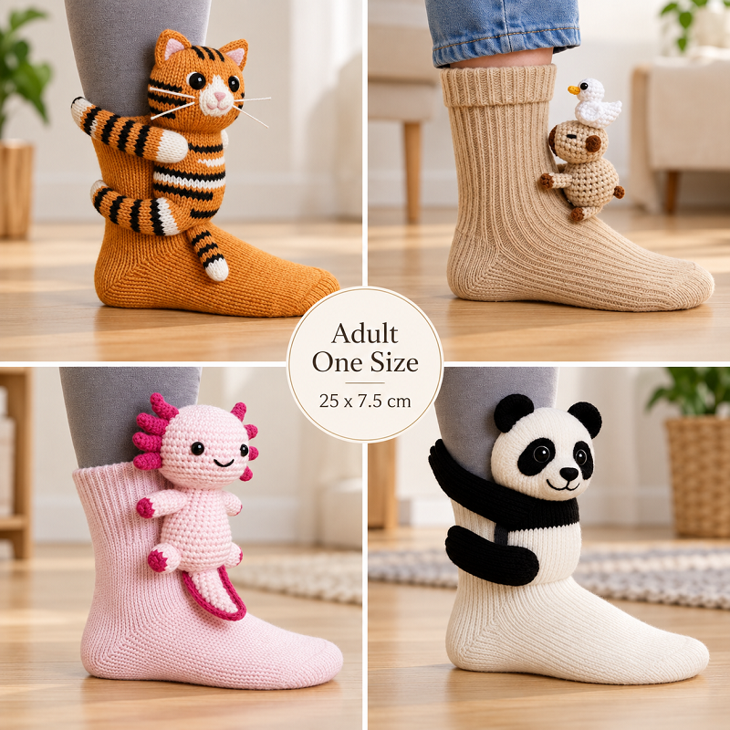 🔥HOT SALE 50% OFF🦥3D Animal Socks🧦