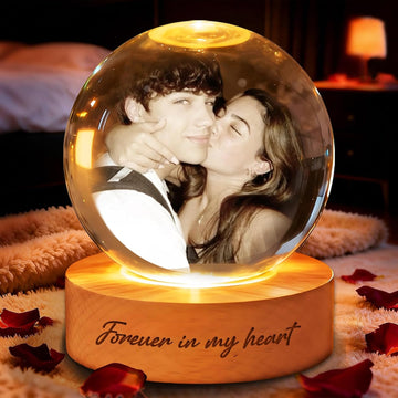Personalized 3D Crystal Photo Ball Lamp