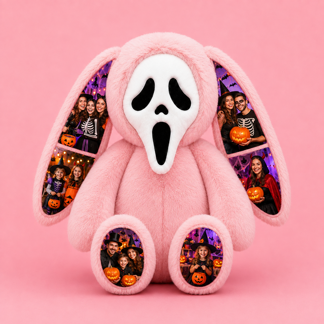Personalized Ghost Plush Bunny