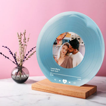 Personalized Vinyl Record with Photo