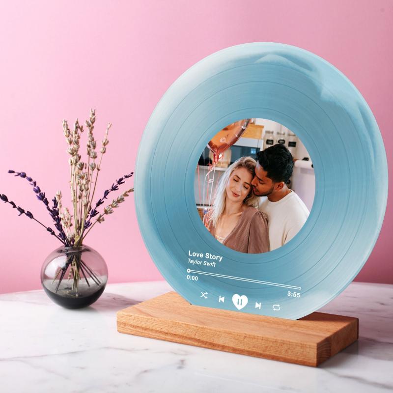 Personalized Vinyl Record with Photo