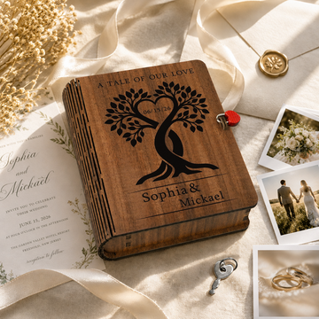 Personalized Wedding Memory Book That Holds Your Forever Moments