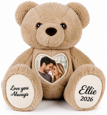 Custom Photo Teddy Bear - A Heartfelt Gift Full of Love