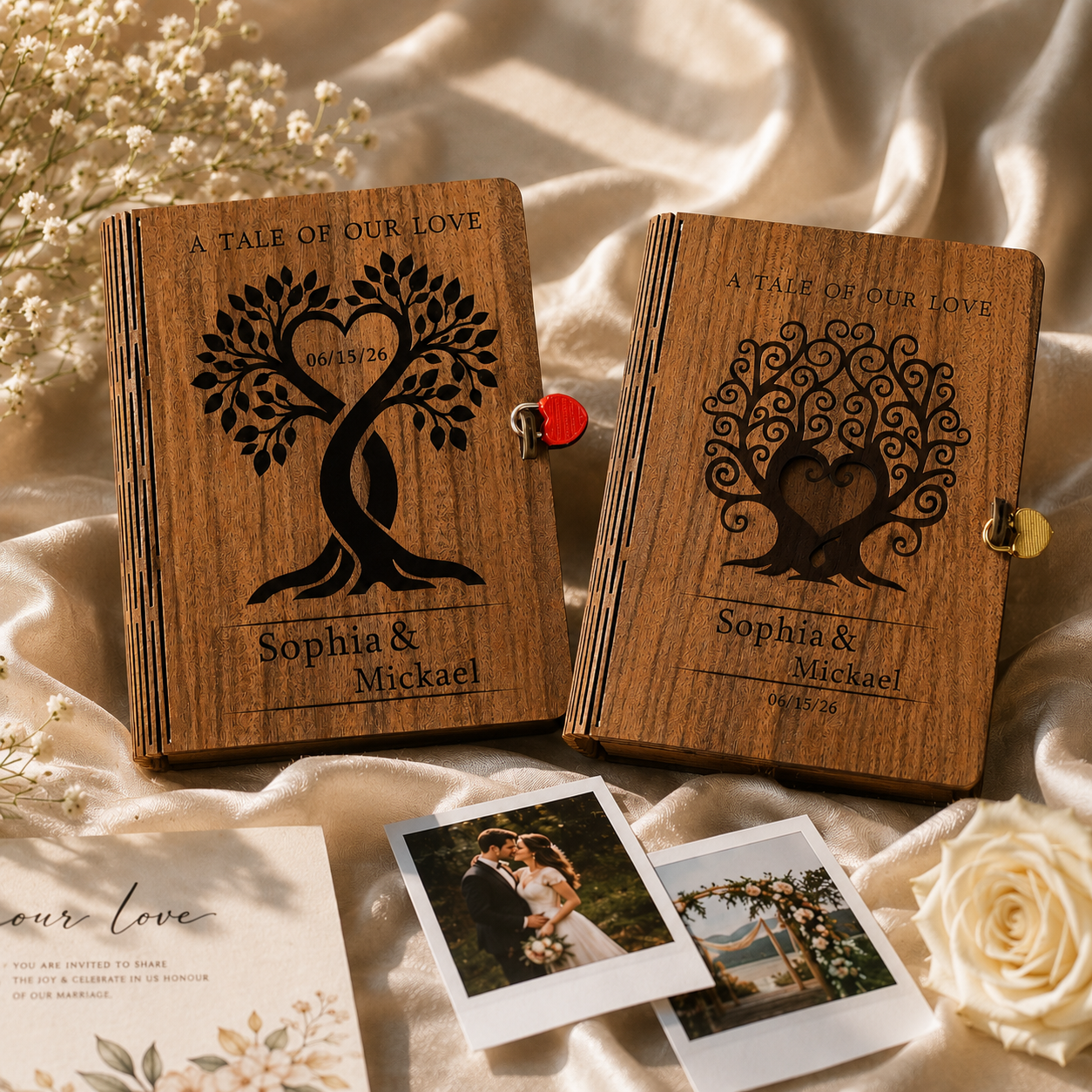 Personalized Wedding Memory Book That Holds Your Forever Moments