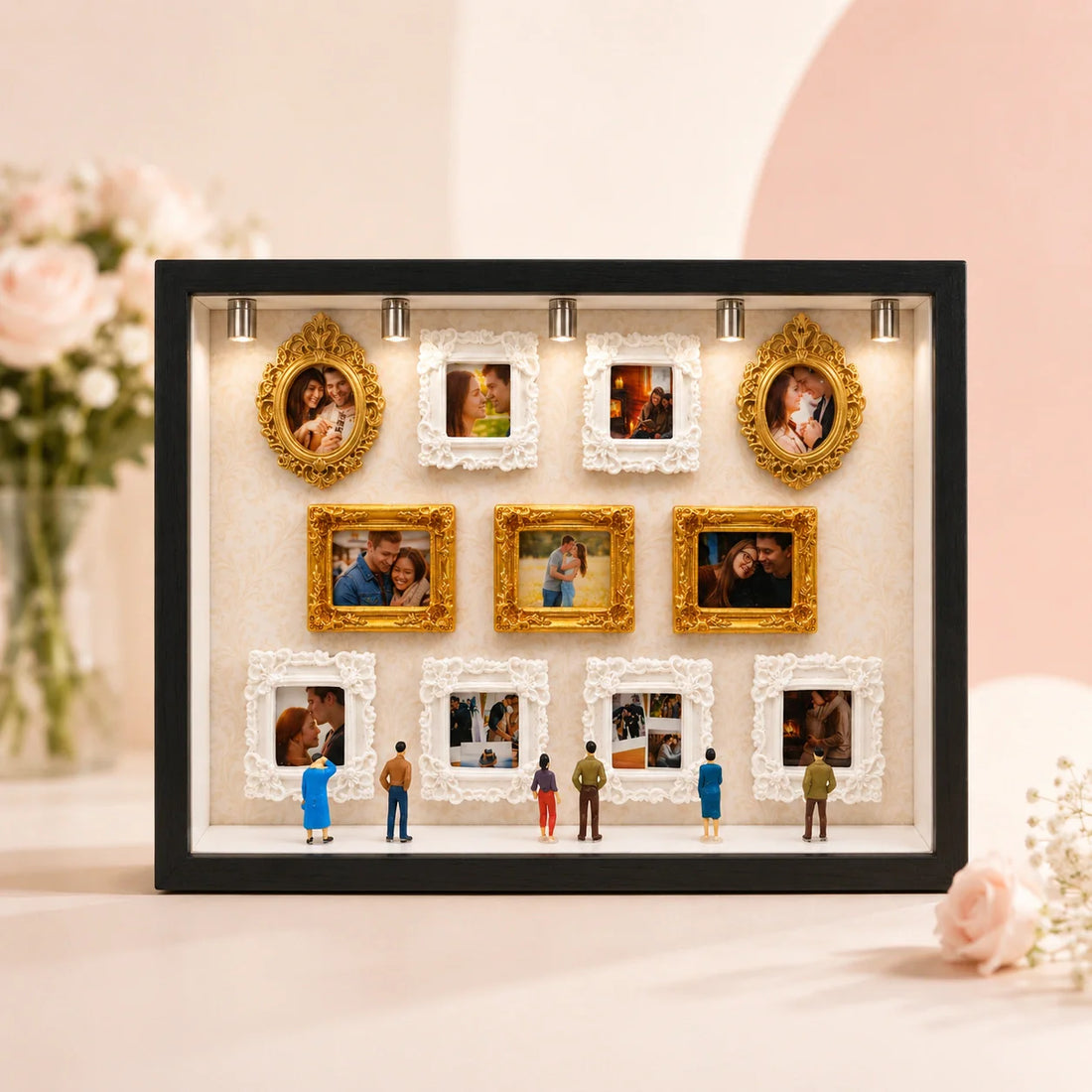 "Our Tiny Museum" Personalized 3D Photo Frame – A Gift She’ll Cherish Forever
