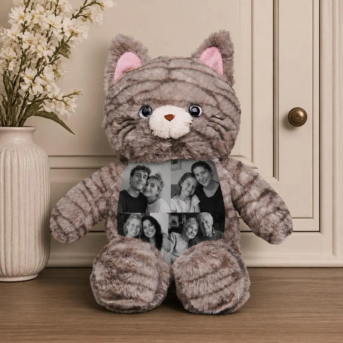 Custom Photo Cat Plush
