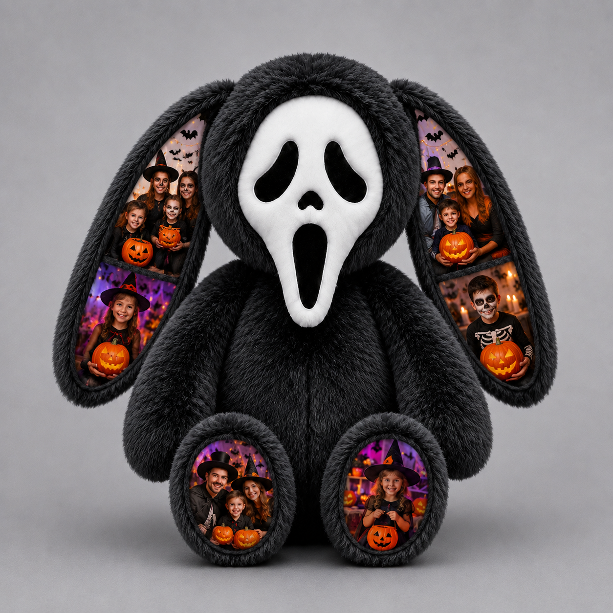 Personalized Ghost Plush Bunny