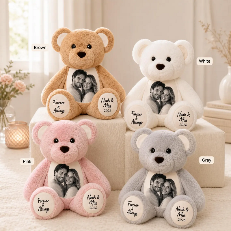 Custom Photo Teddy Bear