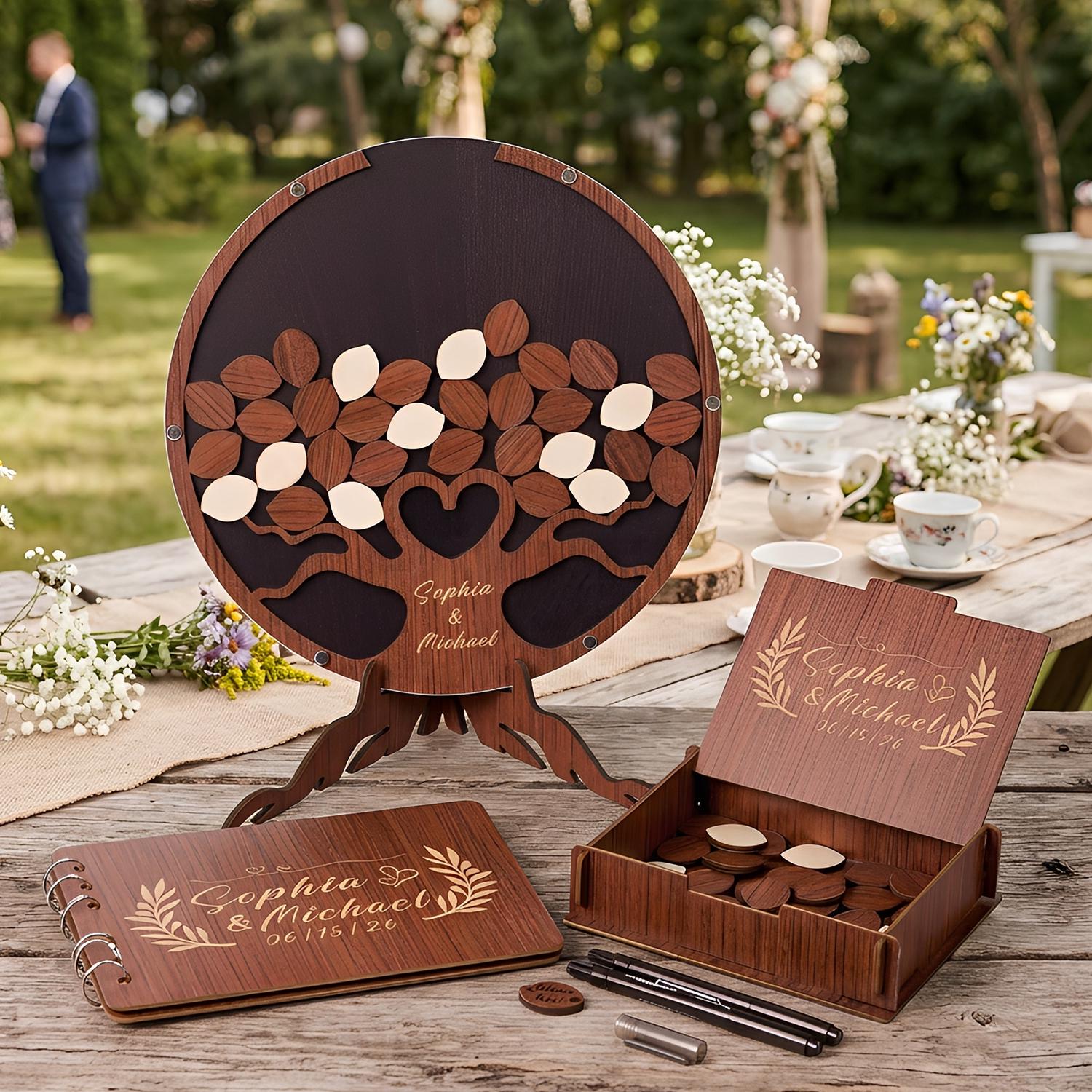 Personalized Wedding Guest Book Alternative