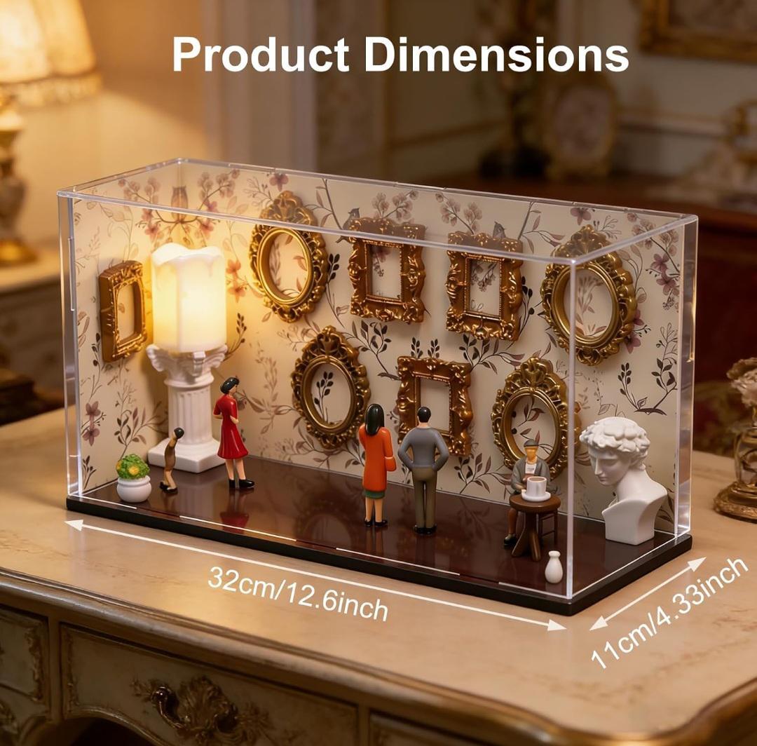 Museum of us Silhouette Shadow Box Frame with Light