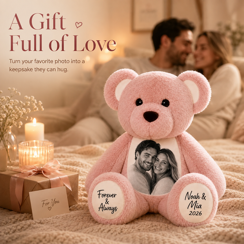 Custom Photo Teddy Bear