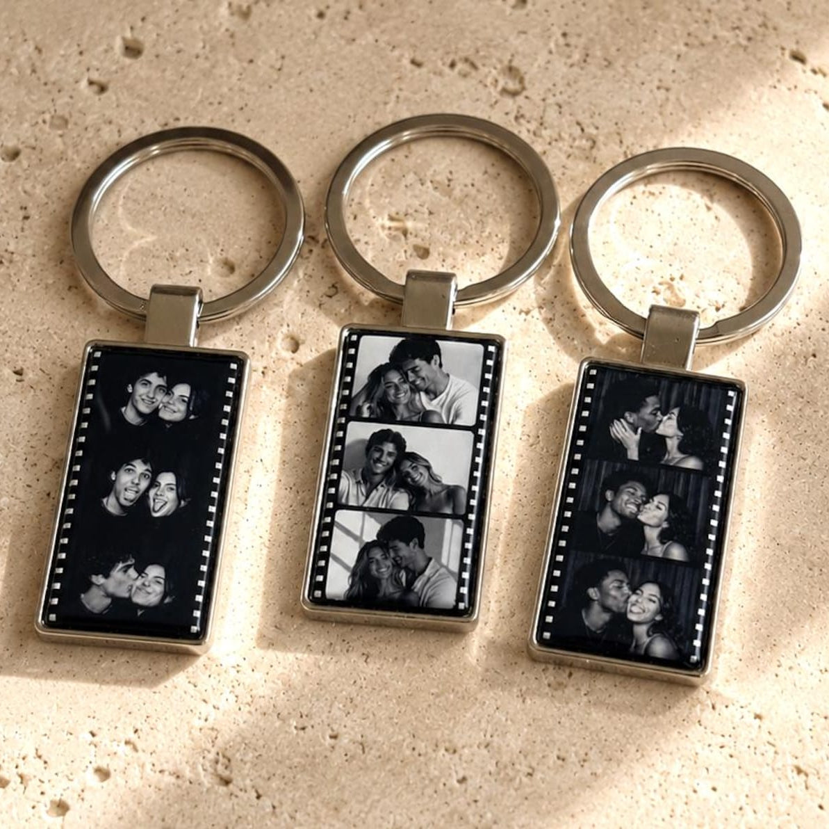 Personalized Film Strip Photo Keychain