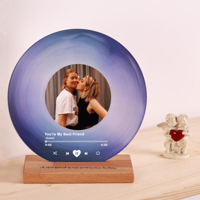 Personalized Vinyl Record with Photo