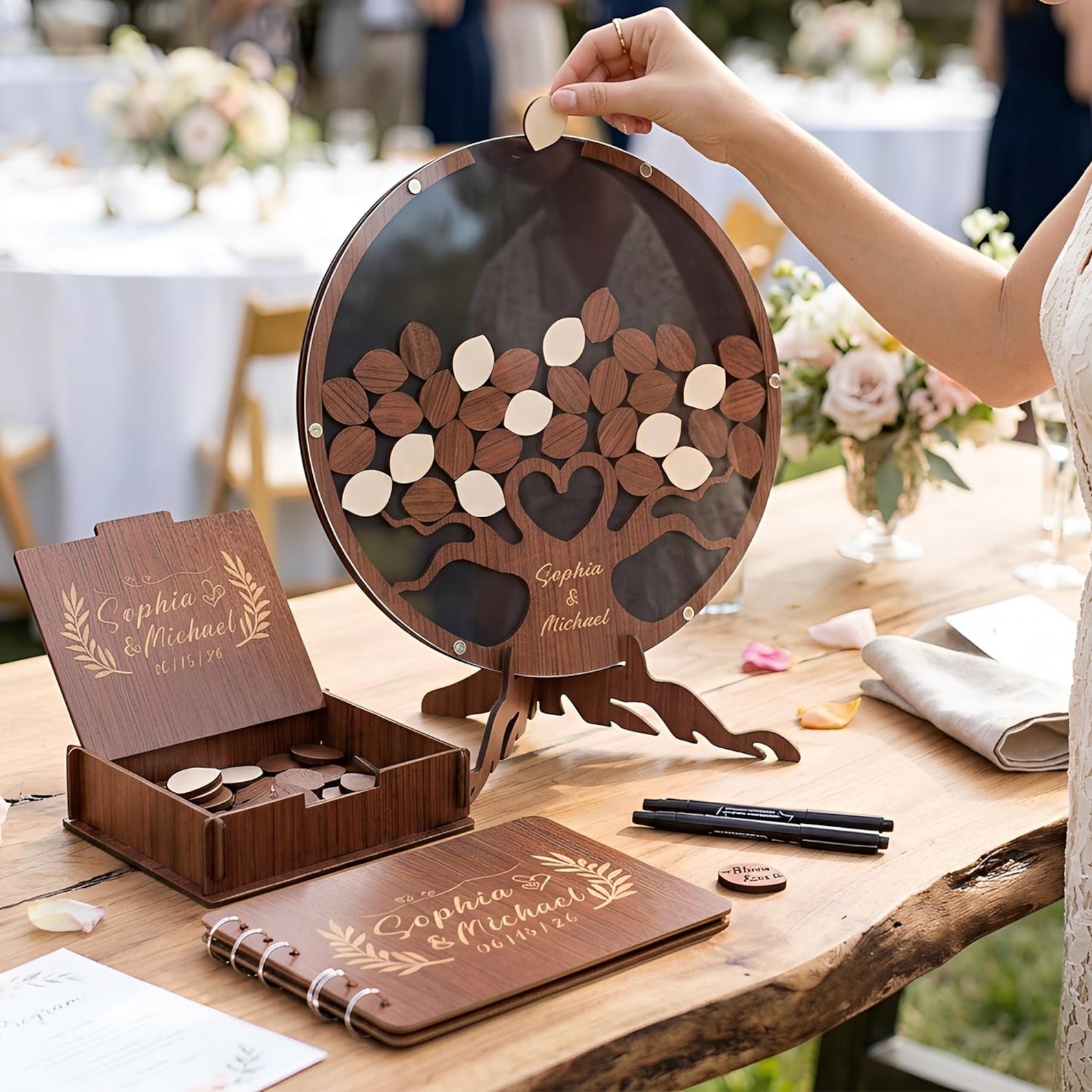 Personalized Wedding Guest Book Alternative