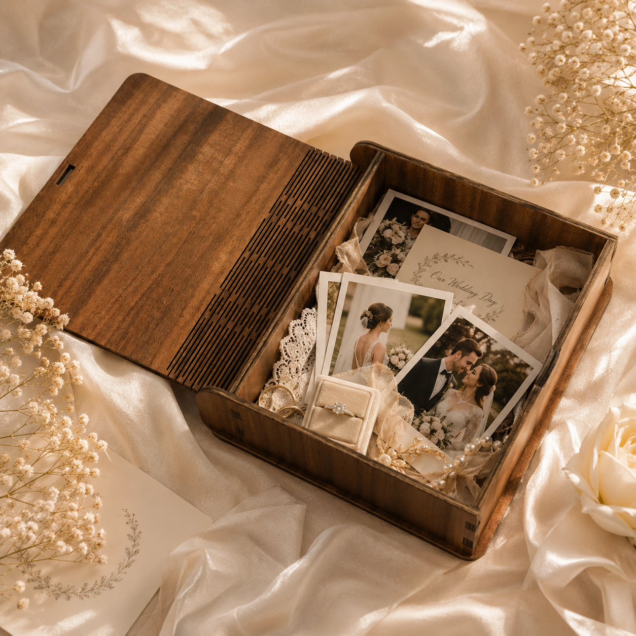 Personalized Wedding Memory Book That Holds Your Forever Moments