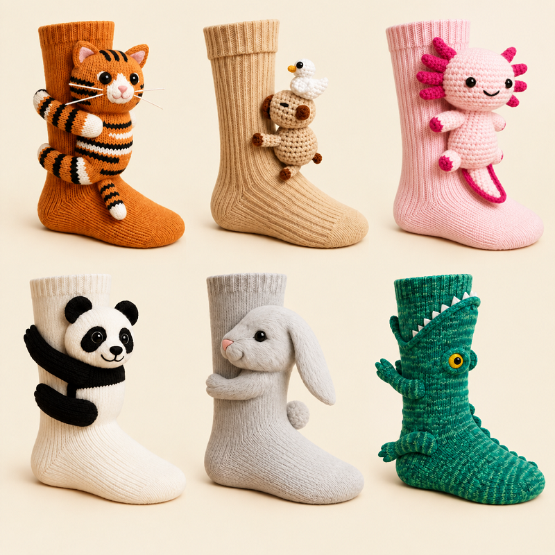🔥HOT SALE 50% OFF🦥3D Animal Socks🧦