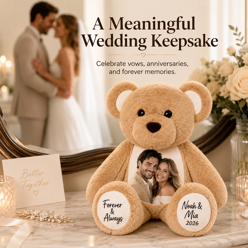 Custom Photo Teddy Bear