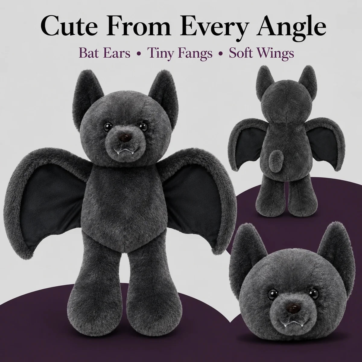 Personalized Halloween Bat Bear Plush 🦇🧸