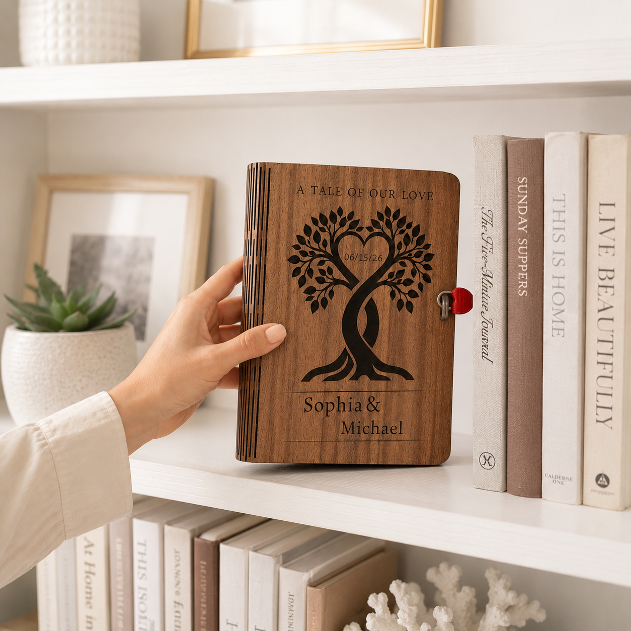 Personalized Wedding Memory Book That Holds Your Forever Moments