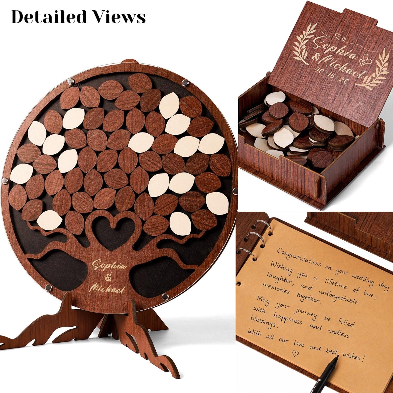 Personalized Wedding Guest Book Alternative