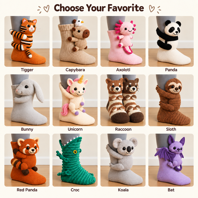 🔥HOT SALE 50% OFF🦥3D Animal Socks🧦