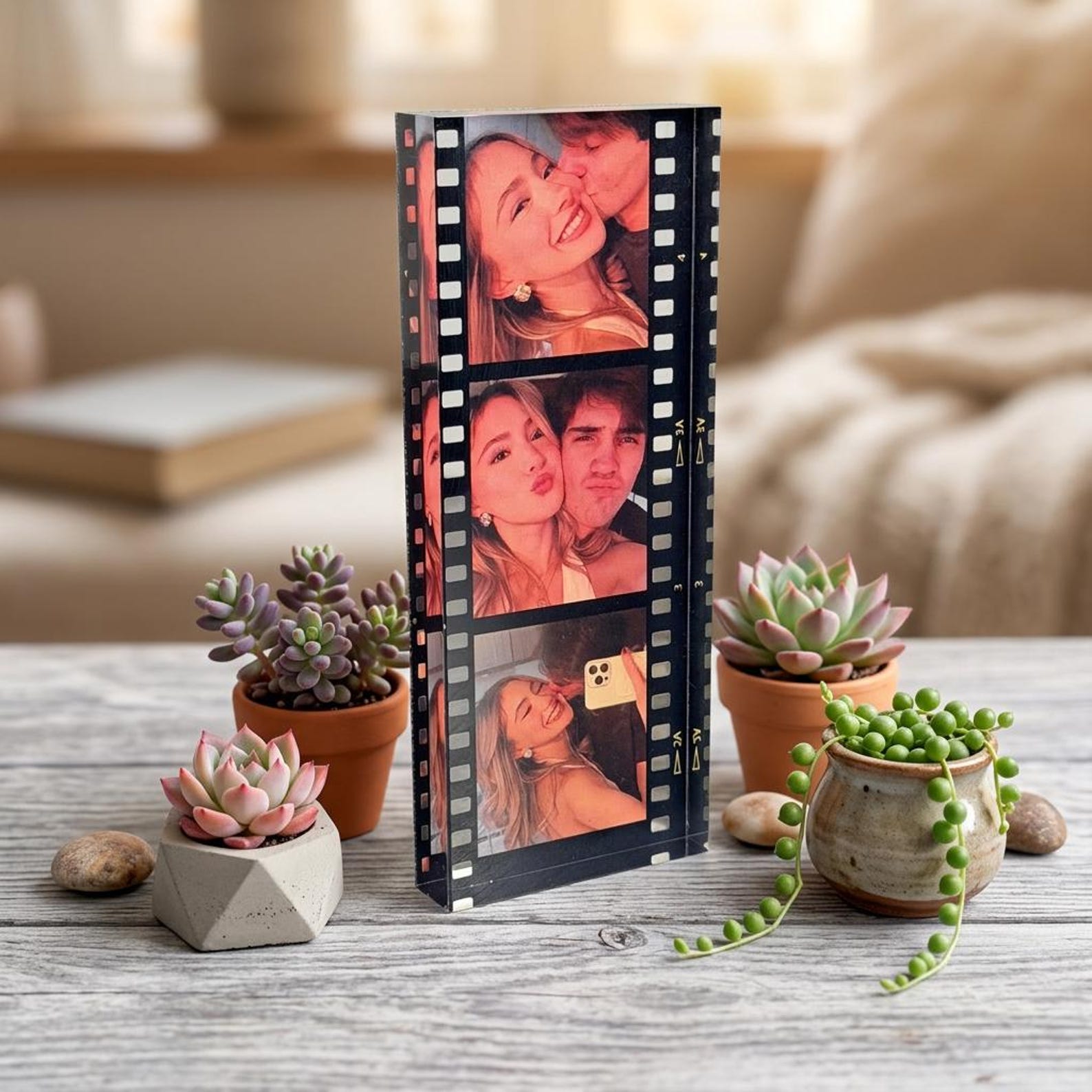 Personalized Film Roll Acrylic Photo Block