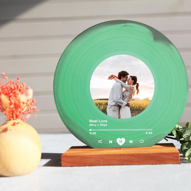 Personalized Vinyl Record with Photo