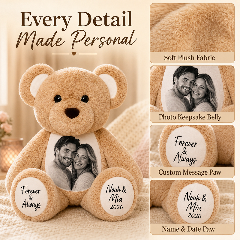 Custom Photo Teddy Bear