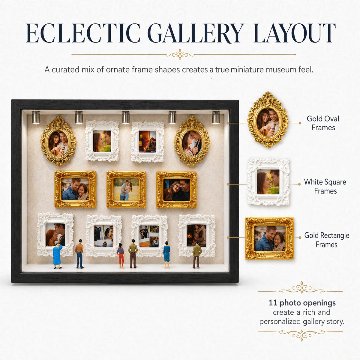 "Our Tiny Museum" Personalized 3D Photo Frame
