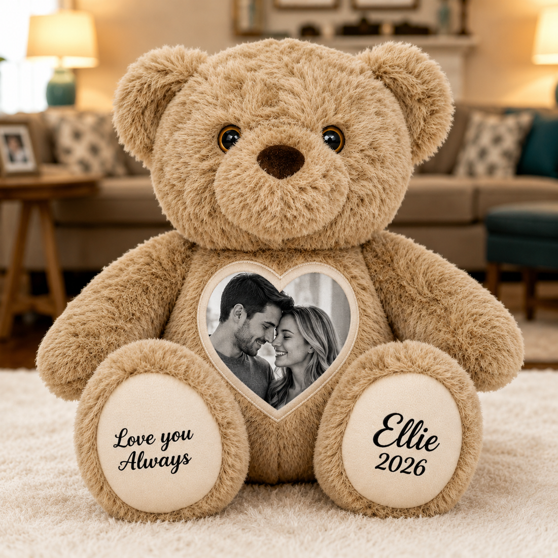 Custom Photo Teddy Bear - A Heartfelt Gift Full of Love