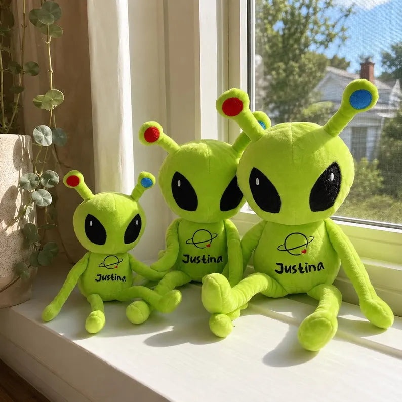Custom Name Alien Plush Toy