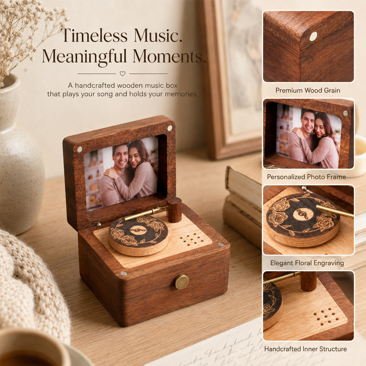 Personalized Photo Music Box