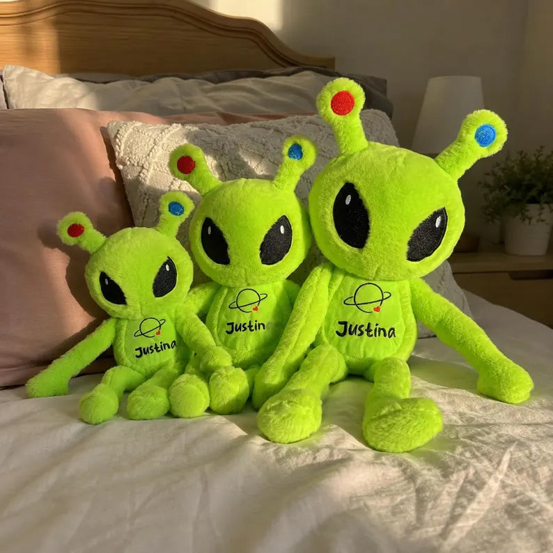 Custom Name Alien Plush Toy