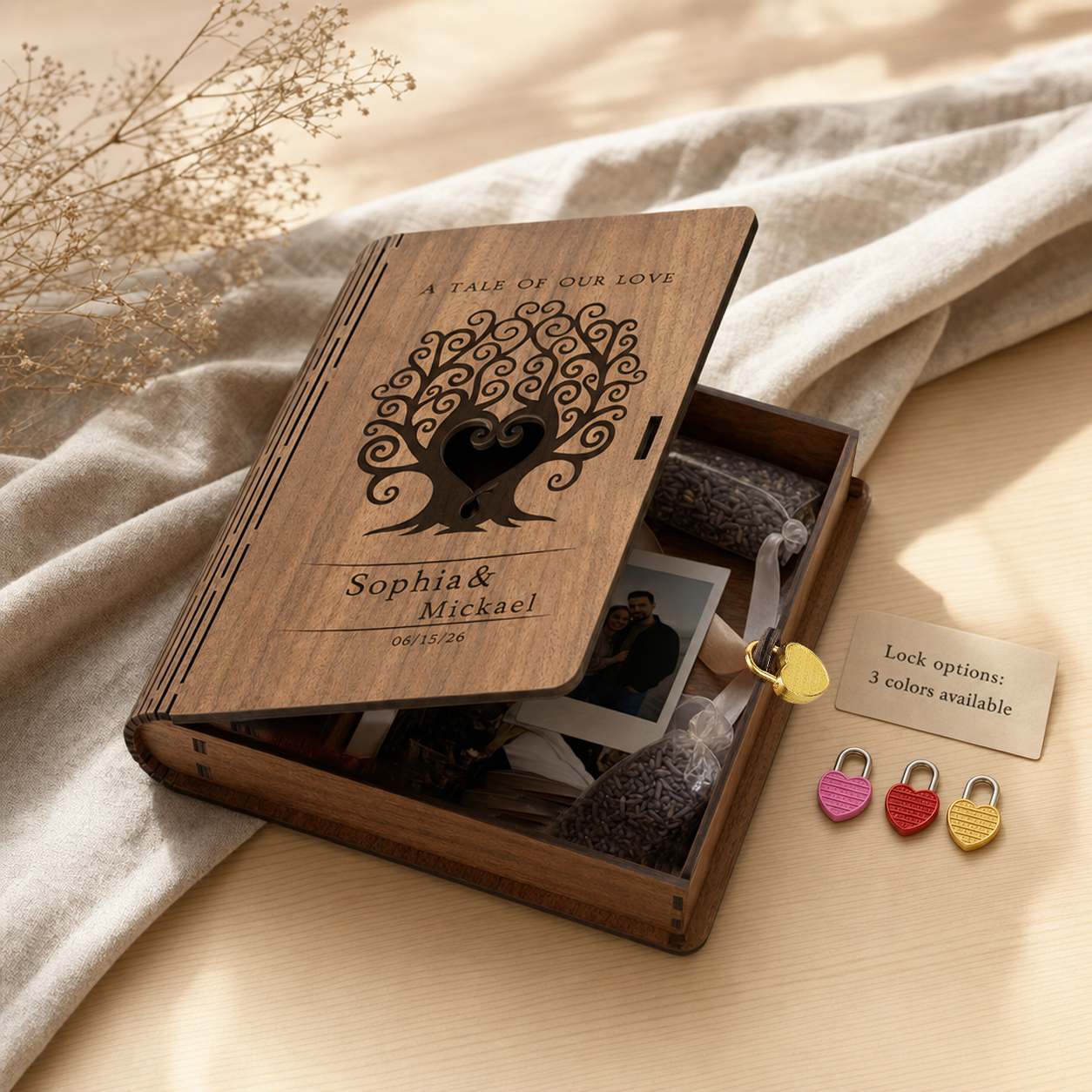 Personalized Wedding Memory Book That Holds Your Forever Moments