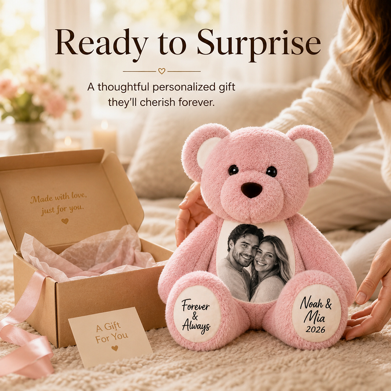 Custom Photo Teddy Bear