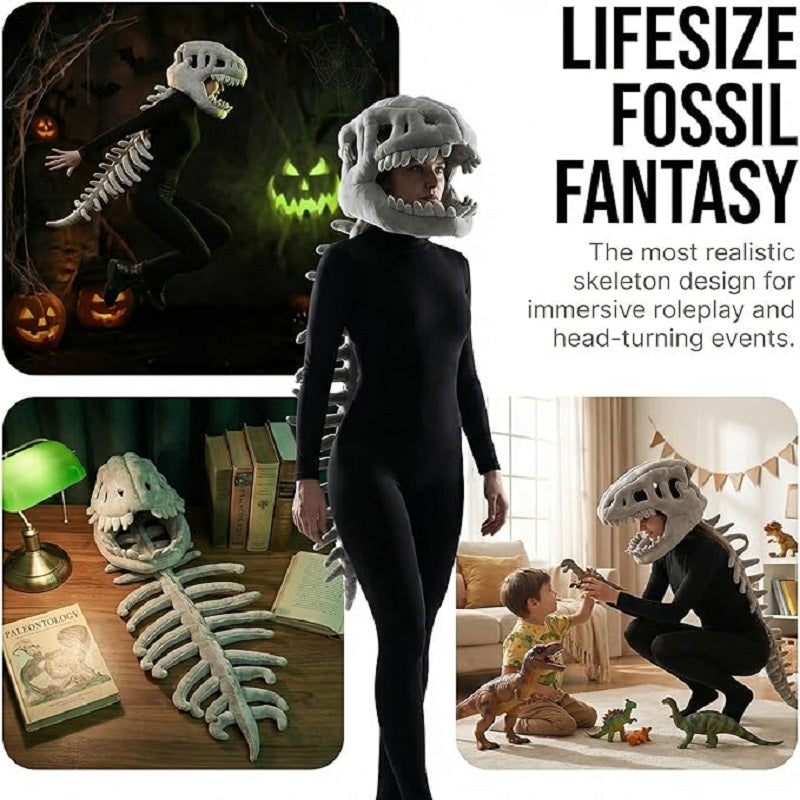 💥Realistic Dinosaur Skeleton Costume Set
