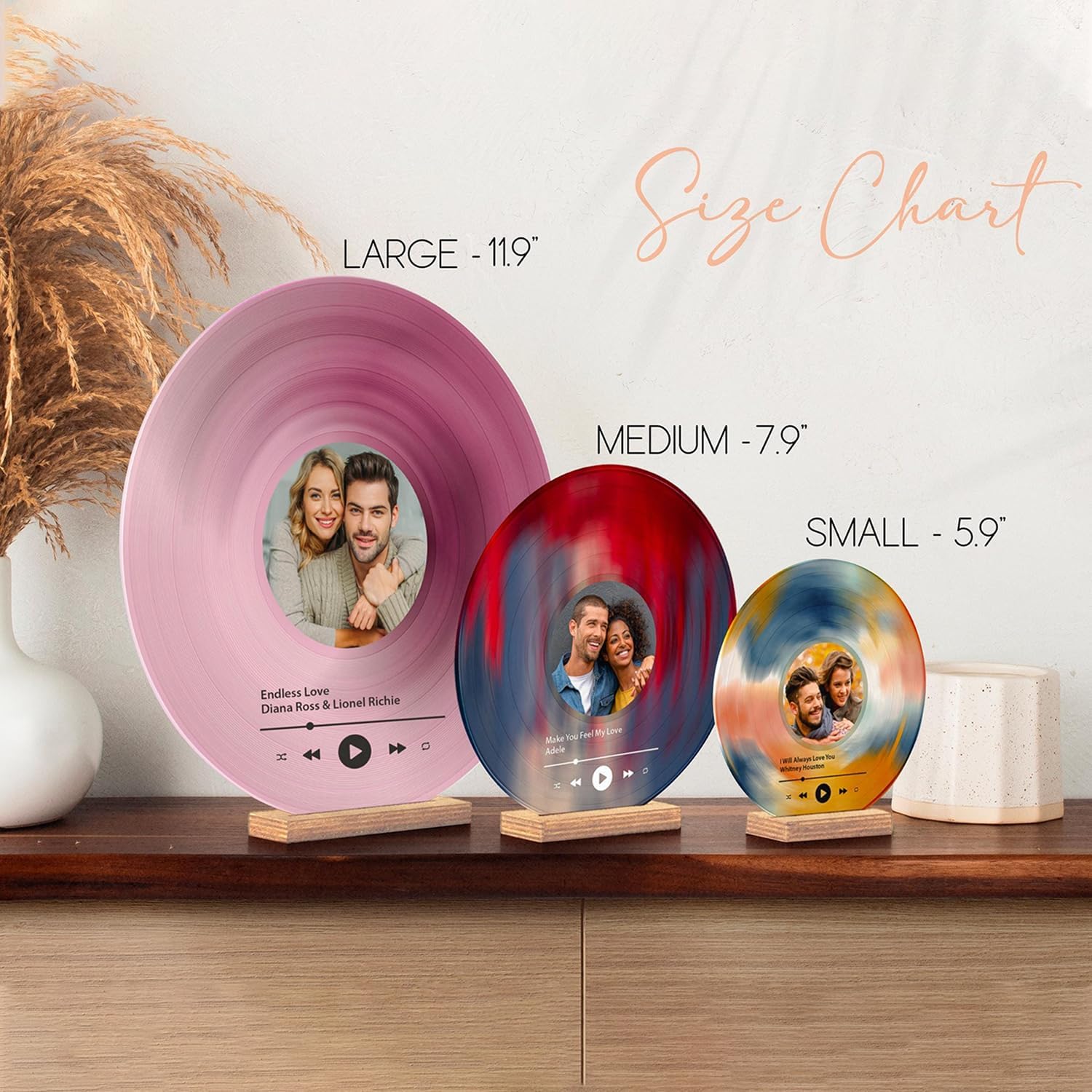 Personalized Vinyl Record with Photo