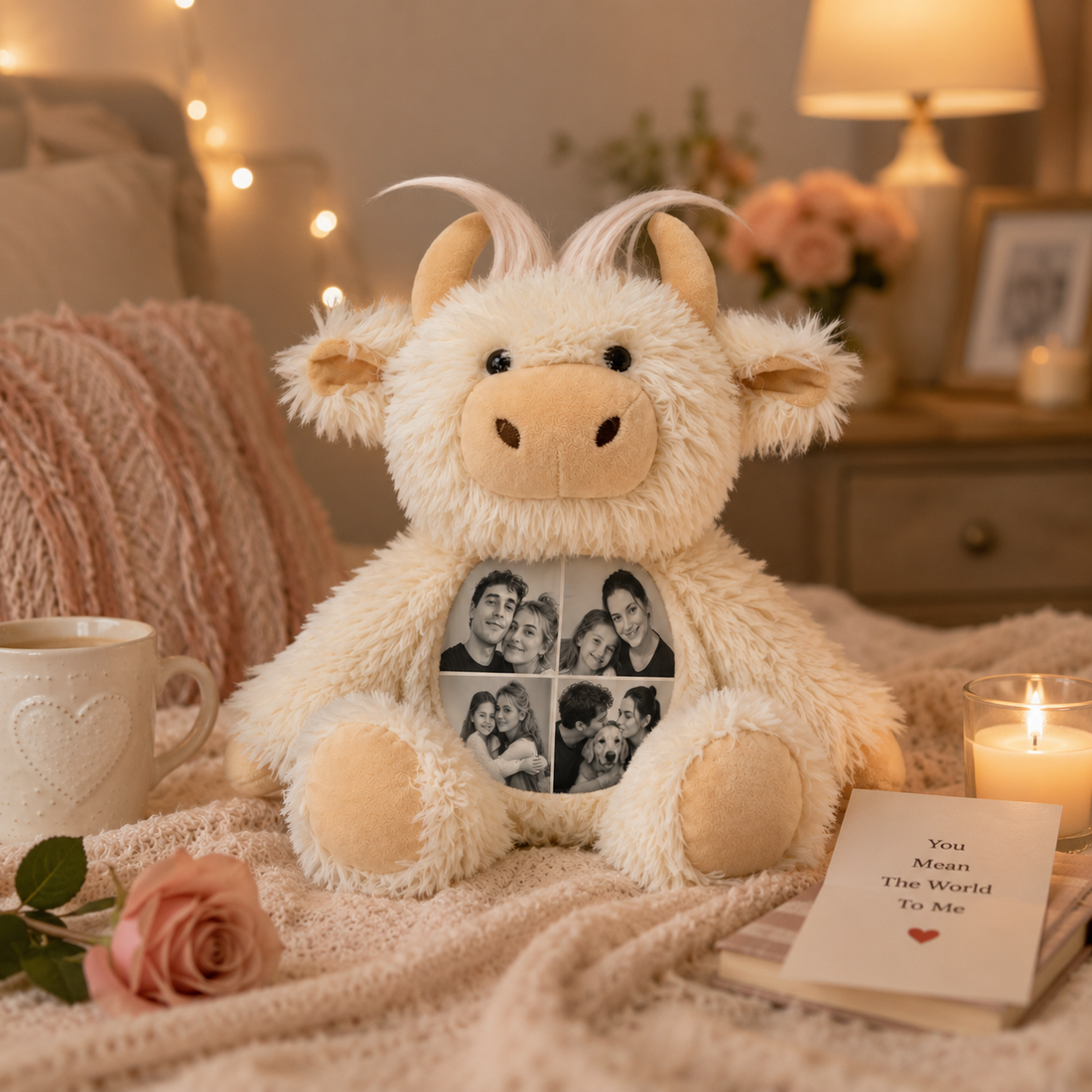 Custom Photo Highland Cow Plush
