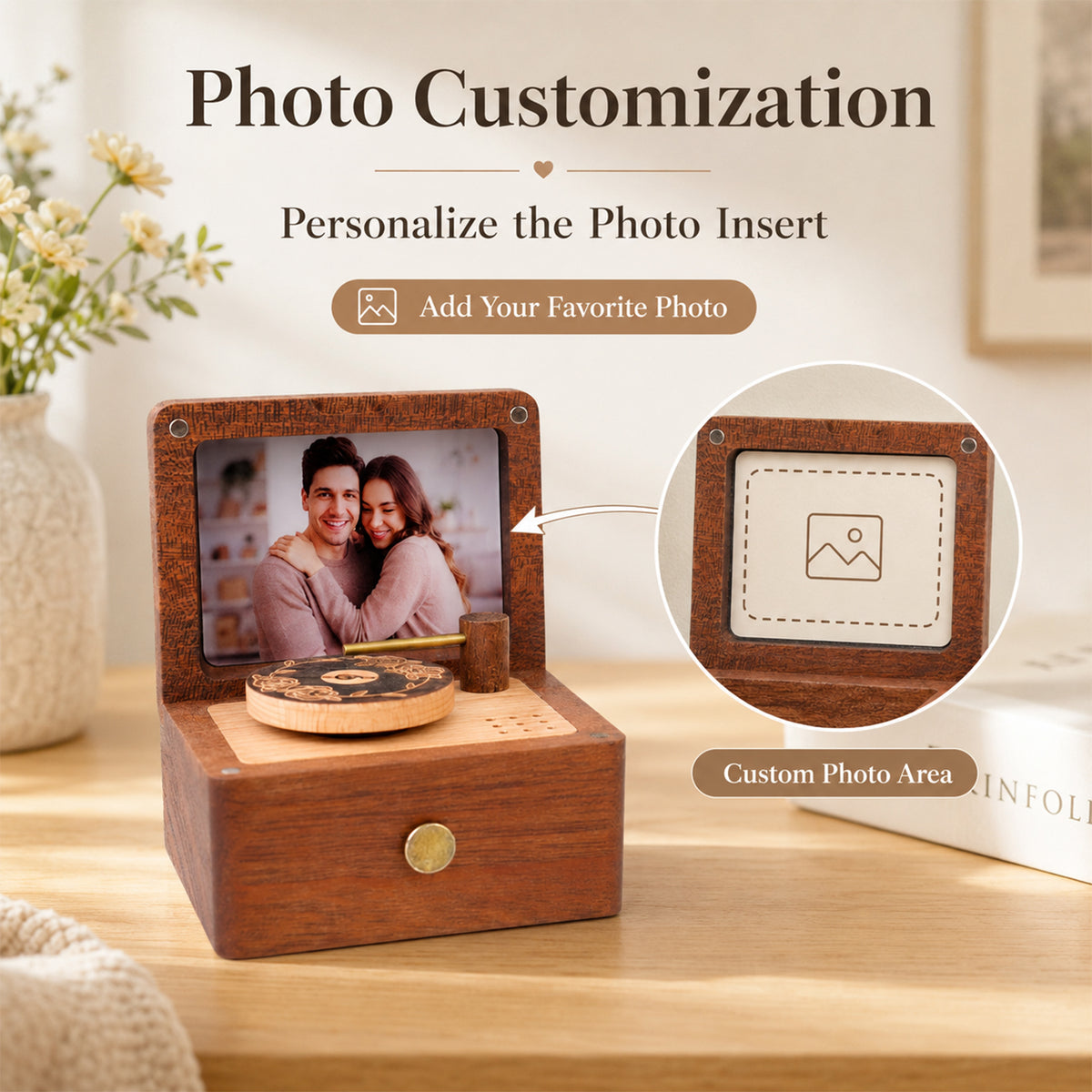 Personalized Photo Music Box
